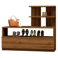 Dulap pentru încălțăminte Trendy Airy 85 x 100 x 30 /Brown /Brown photo 2
