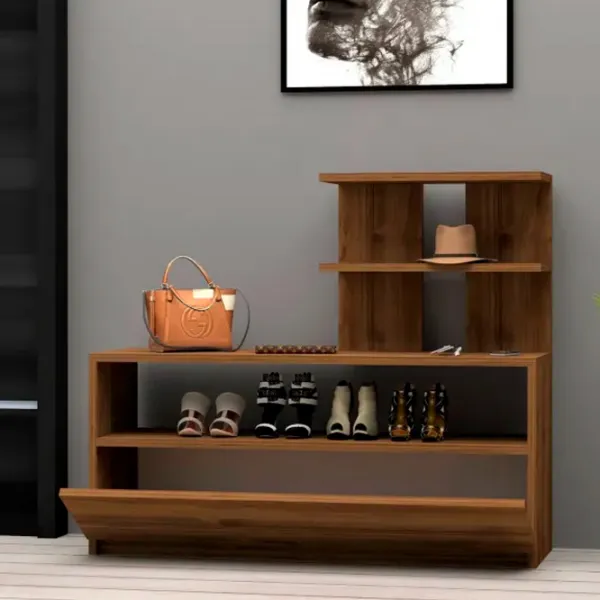 Обувной шкаф Trendy Airy 85 x 100 x 30см /Brown /Коричневый photo 5