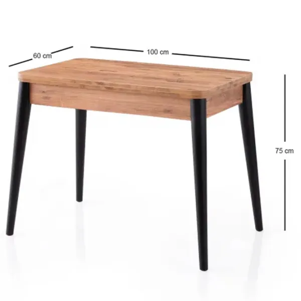 Masă de bucătărie extensibilă Trendy DOLUNAY PAL/ Brown photo 8