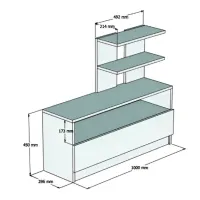 Dulap pentru încălțăminte Trendy Airy 85 x 100 x 30 /White /White photo 2