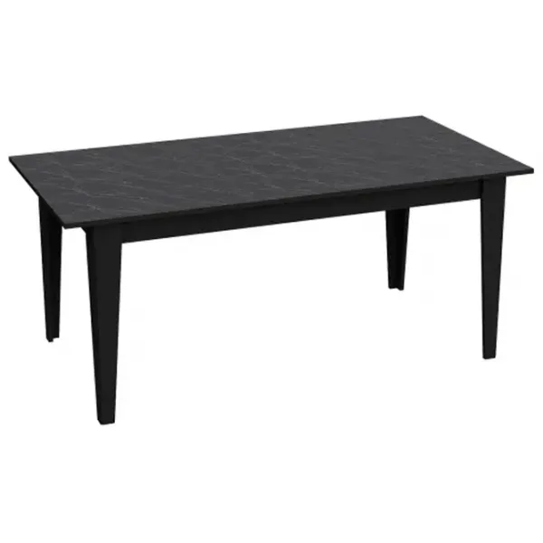 Masă de bucătărie fixă Trendy Polka PAL/ Black photo 1