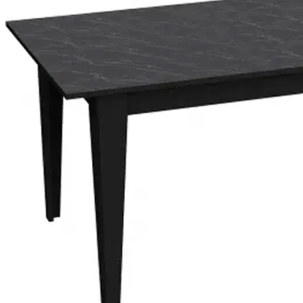Masă de bucătărie fixă Trendy Polka PAL/ Black photo 2
