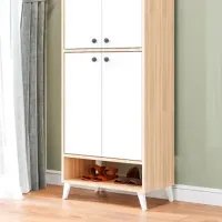 Dulap pentru încălțăminte Trendy Imaj 165 x 64 x 35 /Oak /White Oak photo 3