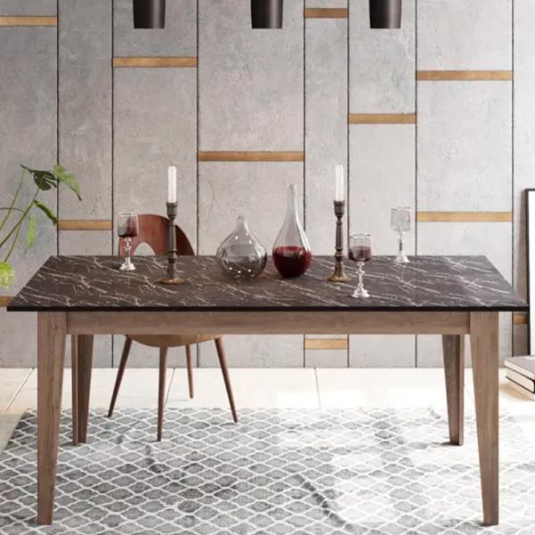 Кухонный стол зафиксированный Trendy Lorenz ДСП/ Коричневый photo 4