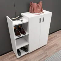 Обувной шкаф Trendy Asus 95 x 90 x 30см /White /Белый photo 4