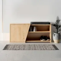 Dulap pentru încălțăminte Trendy Fiona 37 x 104 x 47 /Oak /Oak photo 3