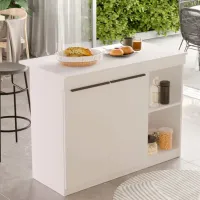 Кухонный стол зафиксированный Trendy OR2 ДСП/ Белый photo 3