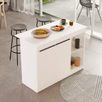 Кухонный стол зафиксированный Trendy OR2 ДСП/ Белый photo 4