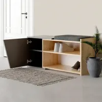 Dulap pentru încălțăminte Trendy Fiona 37 x 104 x 47 /Oak Anthracite /Oak photo 5