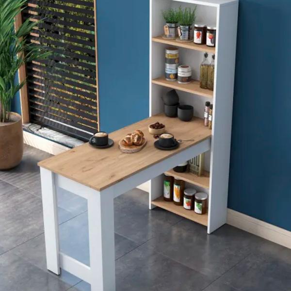 Кухонный стол зафиксированный Trendy JA102 ДСП/ Дуб Сонома photo 3