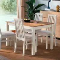 Кухонный стол зафиксированный Ikea Alhult Меламиновая ДСП/ Коричневый photo 3