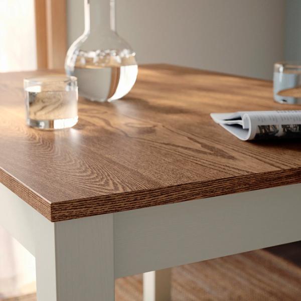 Masă de bucătărie fixă Ikea Alhult PAL melaminat/ Brown photo 4