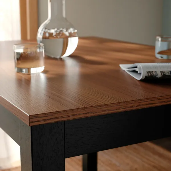 Кухонный стол зафиксированный Ikea Alhult Меламиновая ДСП/ Коричневый photo 2