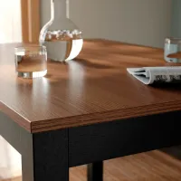 Кухонный стол зафиксированный Ikea Alhult Меламиновая ДСП/ Коричневый photo 2