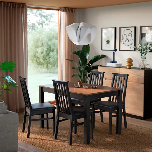 Кухонный стол зафиксированный Ikea Alhult Меламиновая ДСП/ Коричневый photo 3