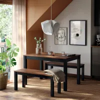Кухонный стол зафиксированный Ikea Alhult Меламиновая ДСП/ Коричневый photo 5