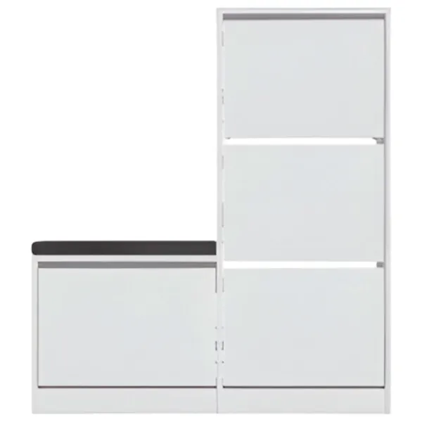 Обувной шкаф Trendy Oslo 118.5 x 105 x 26см /White /Белый photo 1
