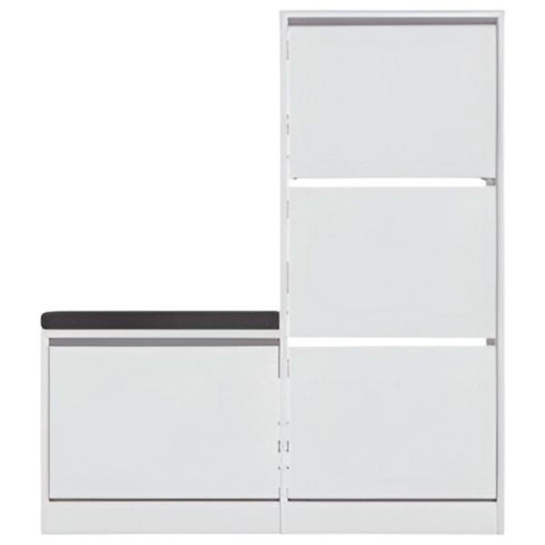 Обувной шкаф Trendy Oslo 118.5 x 105 x 26см /White /Белый photo 1
