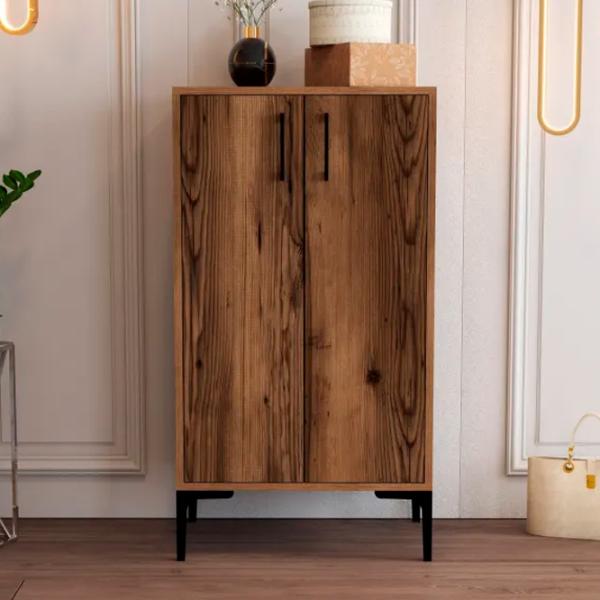 Dulap pentru încălțăminte Trendy Prag 111 x 60 x 35 /Walnut /Walnut photo 4