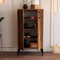 Dulap pentru încălțăminte Trendy Prag 111 x 60 x 35 /Walnut /Walnut photo 5