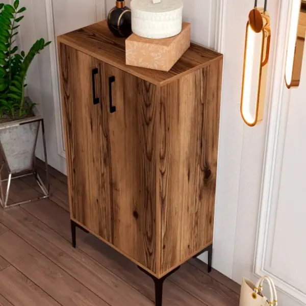 Dulap pentru încălțăminte Trendy Prag 111 x 60 x 35 /Walnut /Walnut photo 6