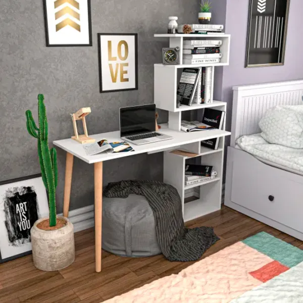 Офисный стол Trendy Vina ДСП/ Белый photo 3