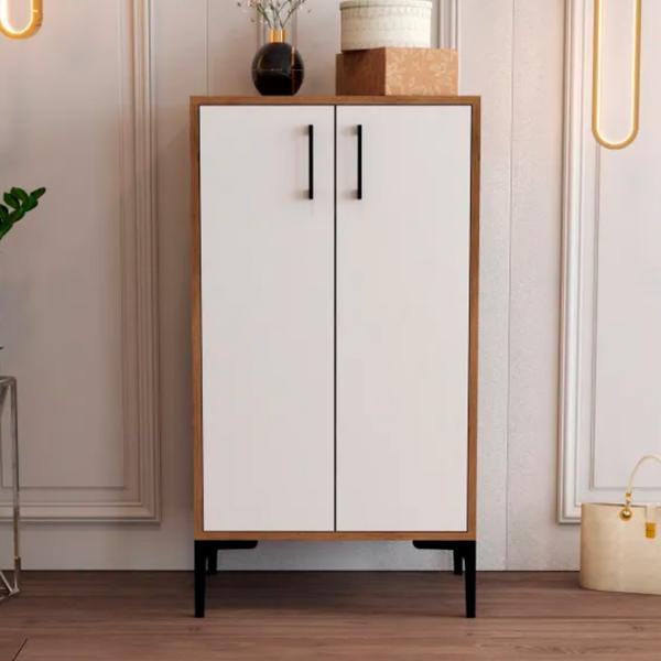 Обувной шкаф Trendy Prag 111 x 60 x 35см /Oреховый /Белый Орех photo 4