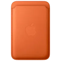 Чехол-бумажник Apple  Apple / MagSafe / FineWoven / Оранжевая лисичка