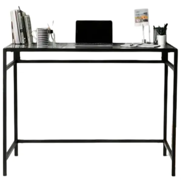 Masă de birou Trendy M100 Sticlă/ Black photo 1
