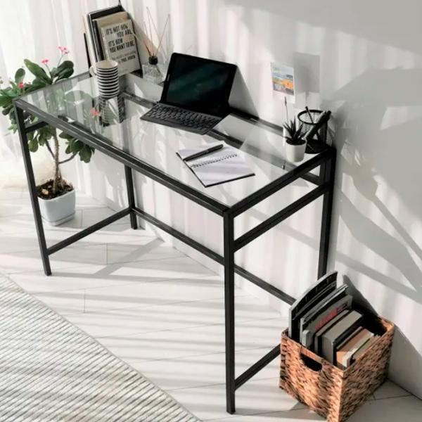 Masă de birou Trendy M100 Sticlă/ Black photo 7