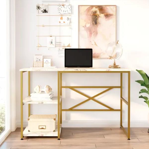 Офисный стол Trendy VG23-GE Дерево/ Marmura White photo 2