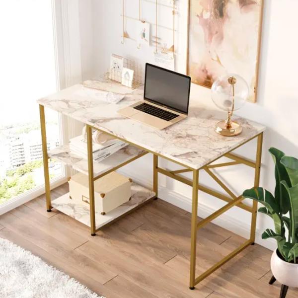 Офисный стол Trendy VG23-GE Дерево/ Marmura White photo 3