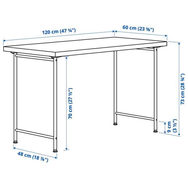 Офисный стол Ikea Lagkapten/Spand ДСП/ Разноцветный photo 4