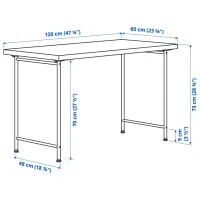 Masă de birou Ikea Lagkapten/Spand PAL/ Multicolor photo 4