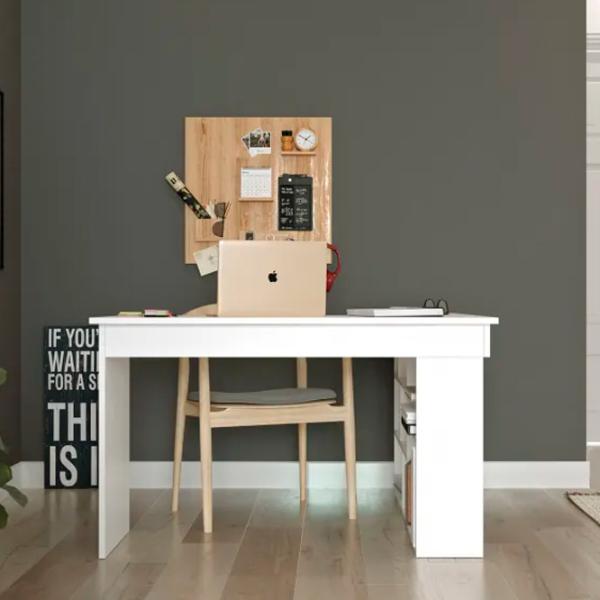 Masă de birou Trendy CT5-W Lemn/ White photo 5