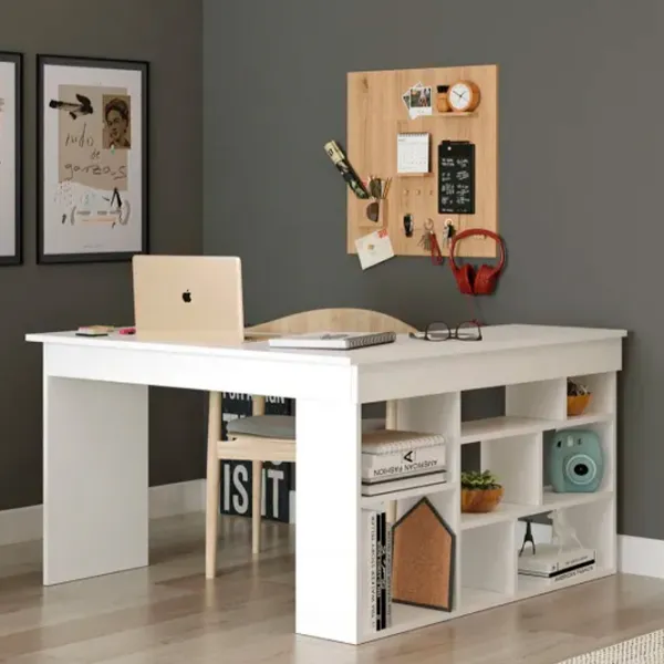 Masă de birou Trendy CT5-W Lemn/ White photo 6