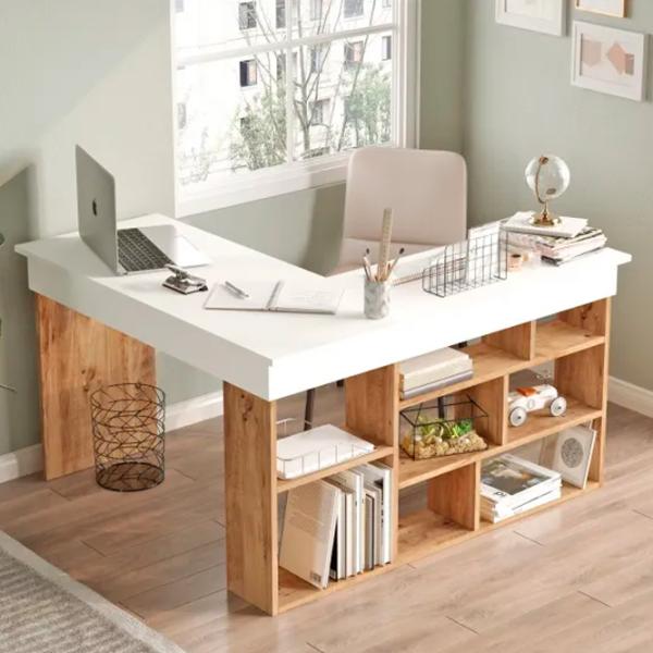 Masă de birou Trendy CT5-AW Lemn/ White photo 3