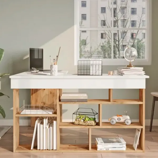 Masă de birou Trendy CT5-AW Lemn/ White photo 4