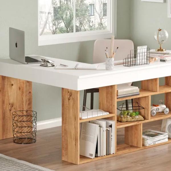 Masă de birou Trendy CT5-AW Lemn/ White photo 7