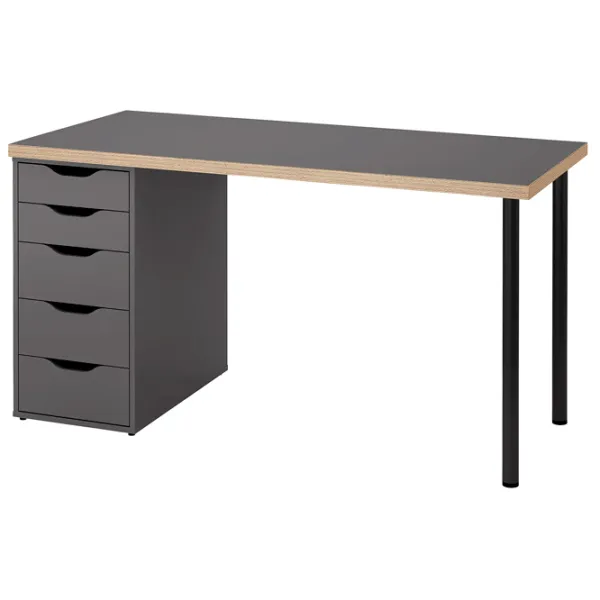 Masă de birou Ikea Lagkapten/Alex PAL/ Antracit photo 1