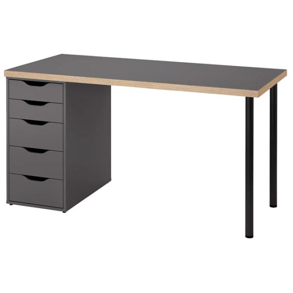 Masă de birou Ikea Lagkapten/Alex PAL/ Antracit photo 1