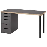 Masă de birou Ikea Lagkapten/Alex PAL/ Antracit