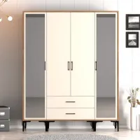 Гардероб Trendy Kumsal RTR 160 x 47.5см x 201.4 / ДСП меламин / Oреховый photo 3