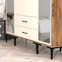 Гардероб Trendy Kumsal RTR 160 x 47.5см x 201.4 / ДСП меламин / Oреховый photo 6