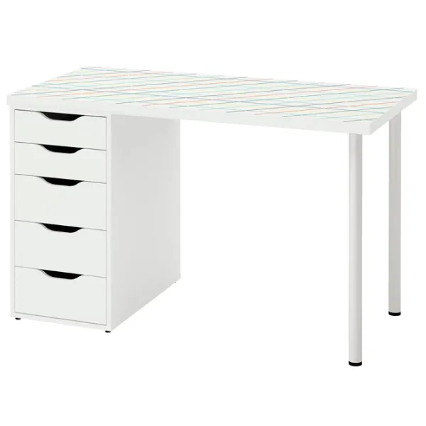 Офисный стол Ikea Lagkapten/Alex ДСП/ Разноцветный photo 1