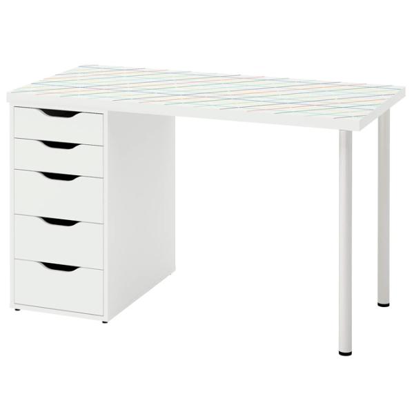 Офисный стол Ikea Lagkapten/Alex ДСП/ Разноцветный photo 1