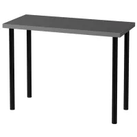 Офисный стол Ikea Linnmon/Adils ДСП/ Тёмно-серый