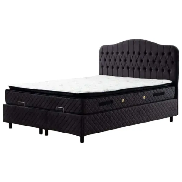 Кровать Trendy Set Vassi v3 140 x 200 см / ДСП / Antracit photo 1