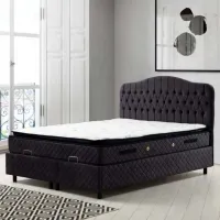 Кровать Trendy Set Vassi v3 140 x 200 см / ДСП / Antracit photo 2