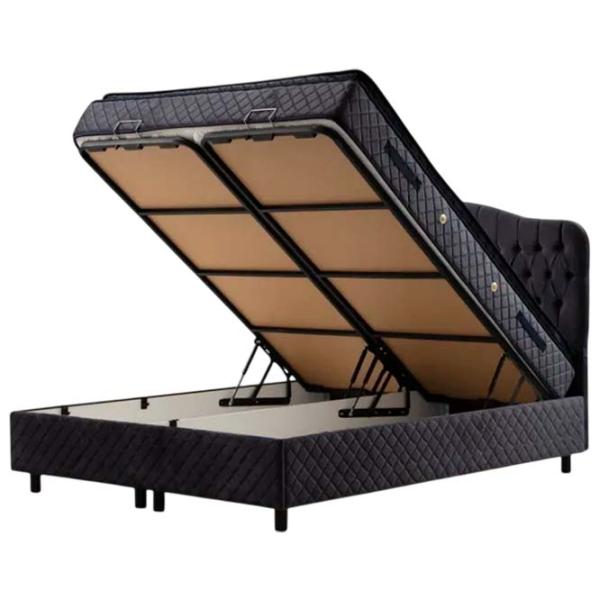 Кровать Trendy Set Vassi v3 140 x 200 см / ДСП / Antracit photo 3